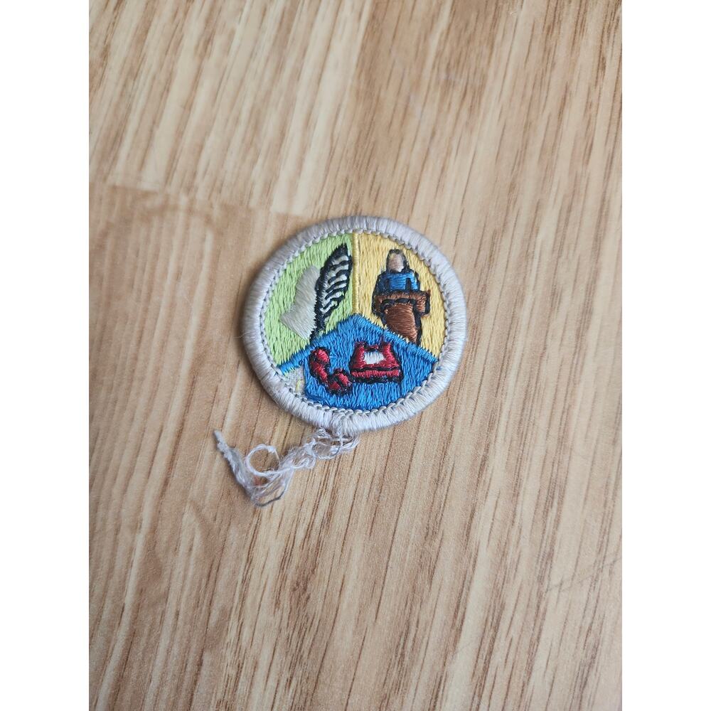 Vintage BSA Boy Scouts of America Communications Merit Badge Patch Eagle Req
